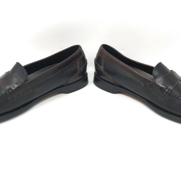 Johnston & Murphy Passport Black Loafers 8.5 - Picture 4 of 8